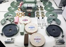 Interkrenn Doppelschleifer Schleifmaschine Polierbock 400W 2800min/-1