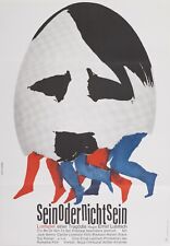 Hans Hillmann (Germany) Sein oder nicht sein 1964 A1 Offset