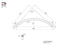 11 10,5 Douglasie Leimholzbogen Rundbalken Rundpfosten Holzbogen Carport