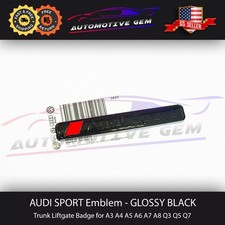 New audi sport emblem - emblem, gloss
