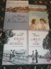 Elke Vesper - 4 Bücher - Frauen- Liebe Historisch - Konvolut-