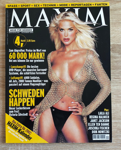 Maxim dezember 2001 victoria - maxim,