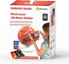 PlayShifu Interactive Science Kit - Orboot Mars Globe App Explore Planet Mar