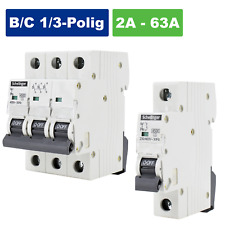 Leitungsschutzschalter / Sicherungsautomat / B/C 6A - 63A / 1-Polig / 3-Polig