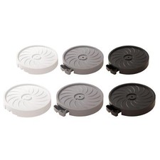 Rollbarer Pflanzenständer mit Rollen Pflanzkübel Untertasse rund groß Pflanzwagen