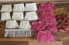 Konvolut Fransenbänder, -Borden, Nähen, Basteln, siehe Beschreibung