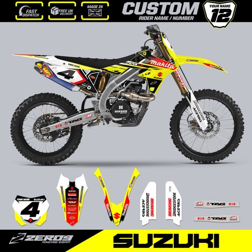 Suzuki motocross grafik - suzuki,
