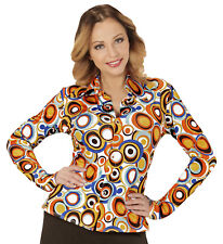 Bluse Bubbles bunt Groovy 70er