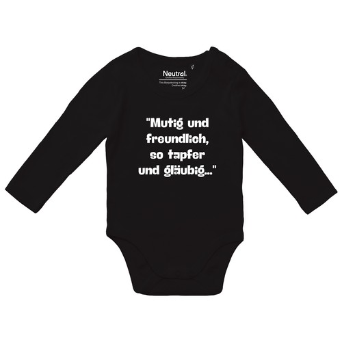 Baby body mutig freundlich - mutig,