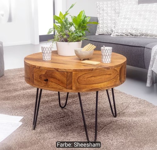 Couchtisch sheesham massivholz - sheesham,