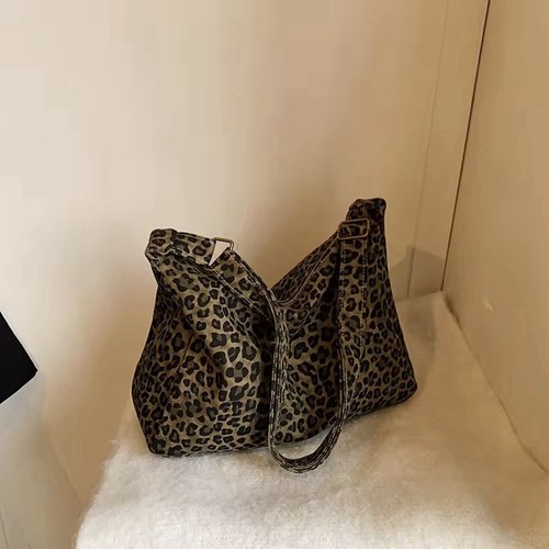 Leopard print handtasche - print,