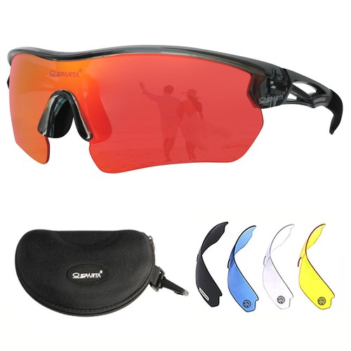 Polarisierte sportbrille mit - polarisierte,