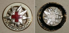Emailliertes Abzeichen BERGWACHT Ø 40 mm