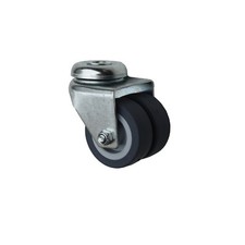 50 mm Apparaterolle Doppelrolle Lenkrollen Transportrollen DOPPELT Möbelrolle 