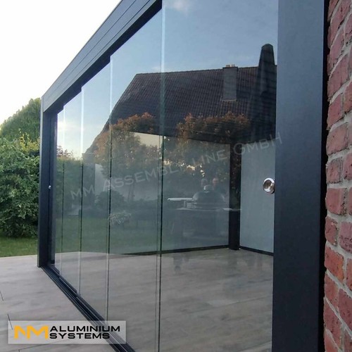 Top angebot glasschiebewand - top, angebot!glasschiebewand