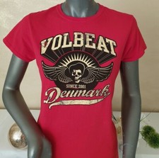 VOLBEAT Damen Girlie Shirt rot Gr. M TOP Zustand