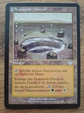 MTG Magic Steinspalt-Portal Riftstone Portal JUDGMENT  gut erhalten