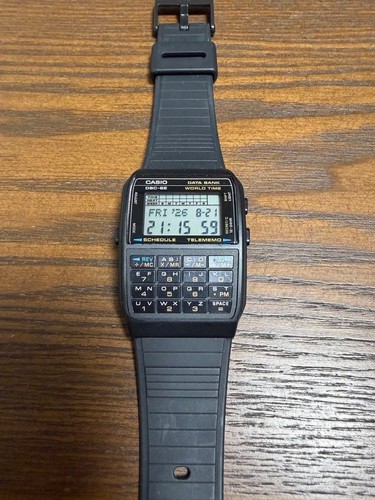 Casio data bank - data, 62