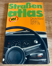 Straßenatlas Deutschland Europa 1977/78