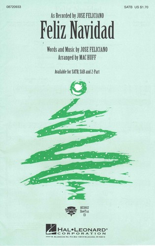 Feliz navidad chornoten satb - "feliz,