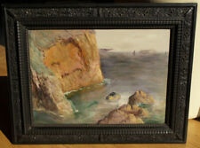  Meeresbrandung mit Segelboten