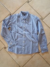 Tommy Hilfiger ~ Hemd ~ Gr.152 ~ maritim Poloshirt Oberhemd Vichy Karo ~ wNEU
