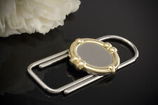 Geldscheinklammer St. Moritz Chopard Stahl Gelbgold 750 neuw. Exklusiver Schmuck