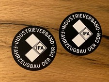 2x IFA Aufkleber VEB Osten DDR für Auto Trabant Simson Oldtimer Zweitakter #708