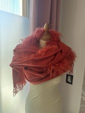 Cashmere Schal**Echt Fell