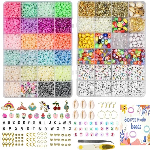 Perlen set armbänder diy - set,