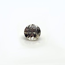 Zirkon gelblich-weiß Rundschliff 0,7 Karat 5mm unbehandelt natürlich