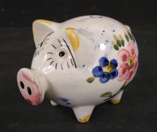 Sparschwein aus porzellan - aus,