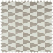 AKTION Trevira CS Möbelstoff Pinto Grau / Perlweiß