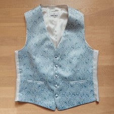 Wilvorst Weste mit Paisley-Muster in blau (NP 149,-) NEUw.