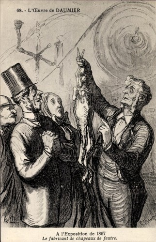 Künstler daumier h - künstler, ak