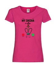 Sisha ruft an | Shisha | Shishaliebhaber Damen Shirt Weiß