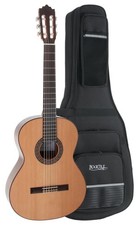 4/4 Konzertgitarre Klassikgitarre Gitarre Koffer Leichtkoffer Set Zeder Decke