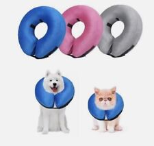 Aufblasbare Halskrause Schutzkragen Hunden  Schutz -Wunden- Operationen