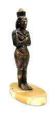 STATUE Des Pharaos Aus Bronze