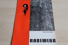 144140) Rabewerk Hackstriegel Prospekt 07/1970