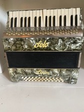 Anikes Tasten Akkordeon Perlmutt Ziehharmonika Solo Lipia