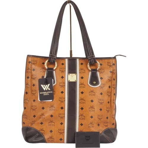 Mcm handtasche visetos cognac - handtasche,