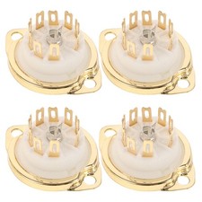  4 Stück 9-polige Röhrensockel Audiogeräte Röhrensockel Ausrüstung Röhrensockel