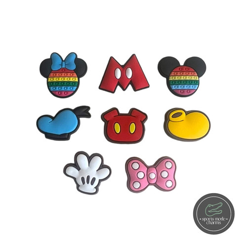Mickey und minnie charms - -,