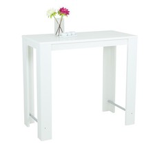 Bartisch - weiß - 120x58 cm Bartisch Theke