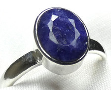 Saphir ring 925 silber - 💎,