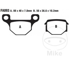 EBC Bremsbeläge SFA093 für