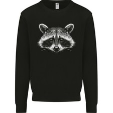 Washbär Gesicht Herren Sweatshirt Pullover