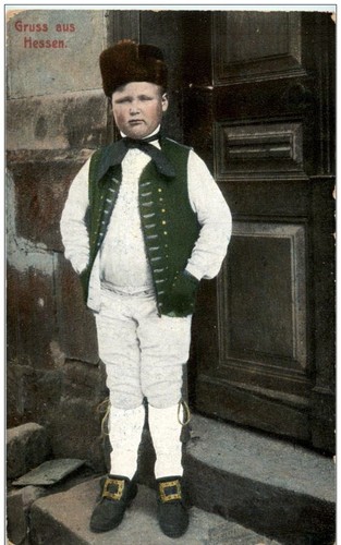 Gruss aus hessen tracht - hessen,