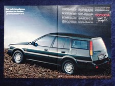 Toyota Tercel 4x4, originale Werbung 1988  Großformat